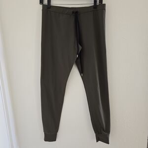 Indah Body Pull-On Jogger Pants Womens Sz Small 2 Olive Army Green Green Stretch